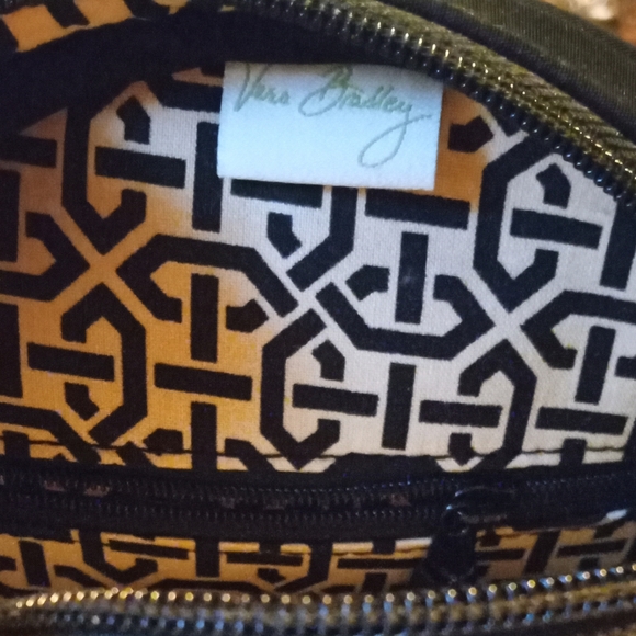 Vera Bradley Floral Sequin Round Crossbody Bag - Yellow & Cream - Picture 3 of 3